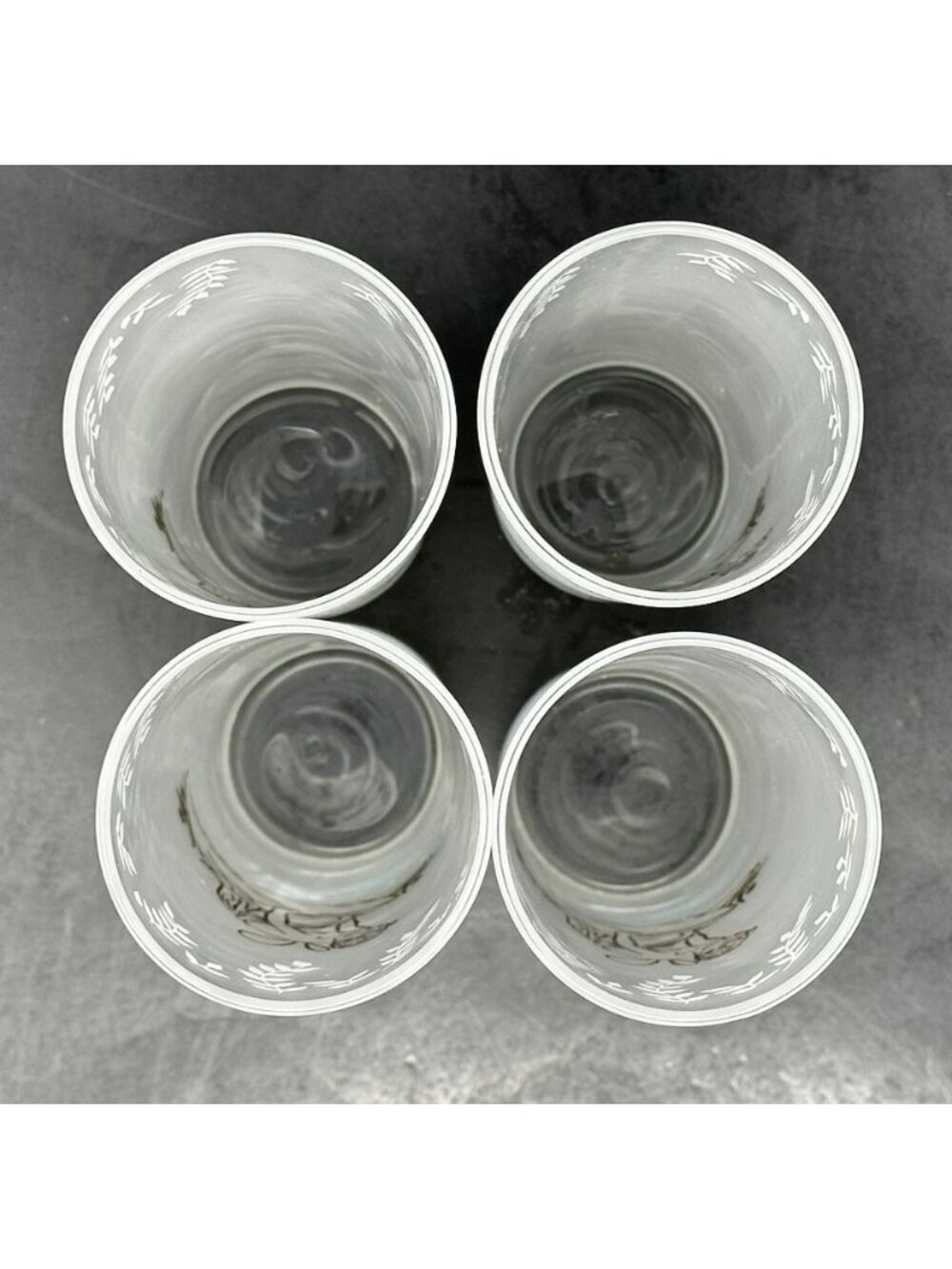 4 LIBBEY WHITE ROCK BEVERAGE NYMPH Fairy Frosted Highball Cocktail Glasses 12 oz - Picture 5 of 9